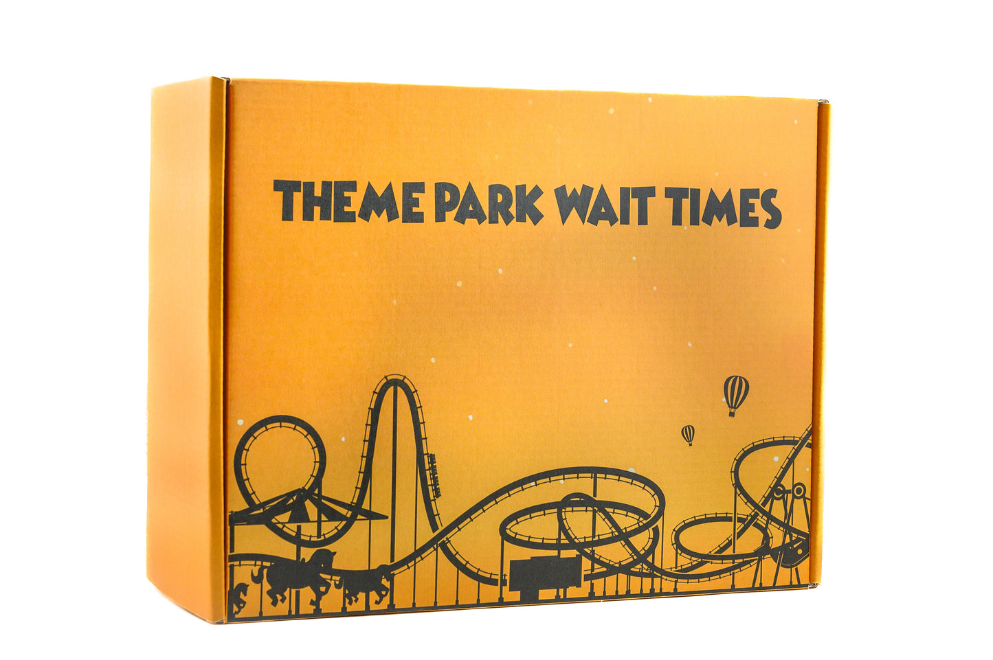 The theme park ride wait time retro scrolling LED display