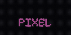 Pixel dissolve transition